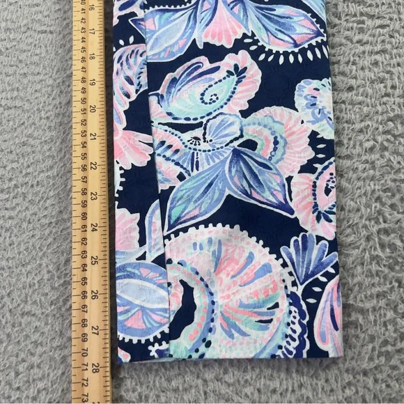 Lilly Pulitzer Kelly Pants Womens 10 Multicolor High Rise Skinny Ankle Preppy - Picture 6 of 10